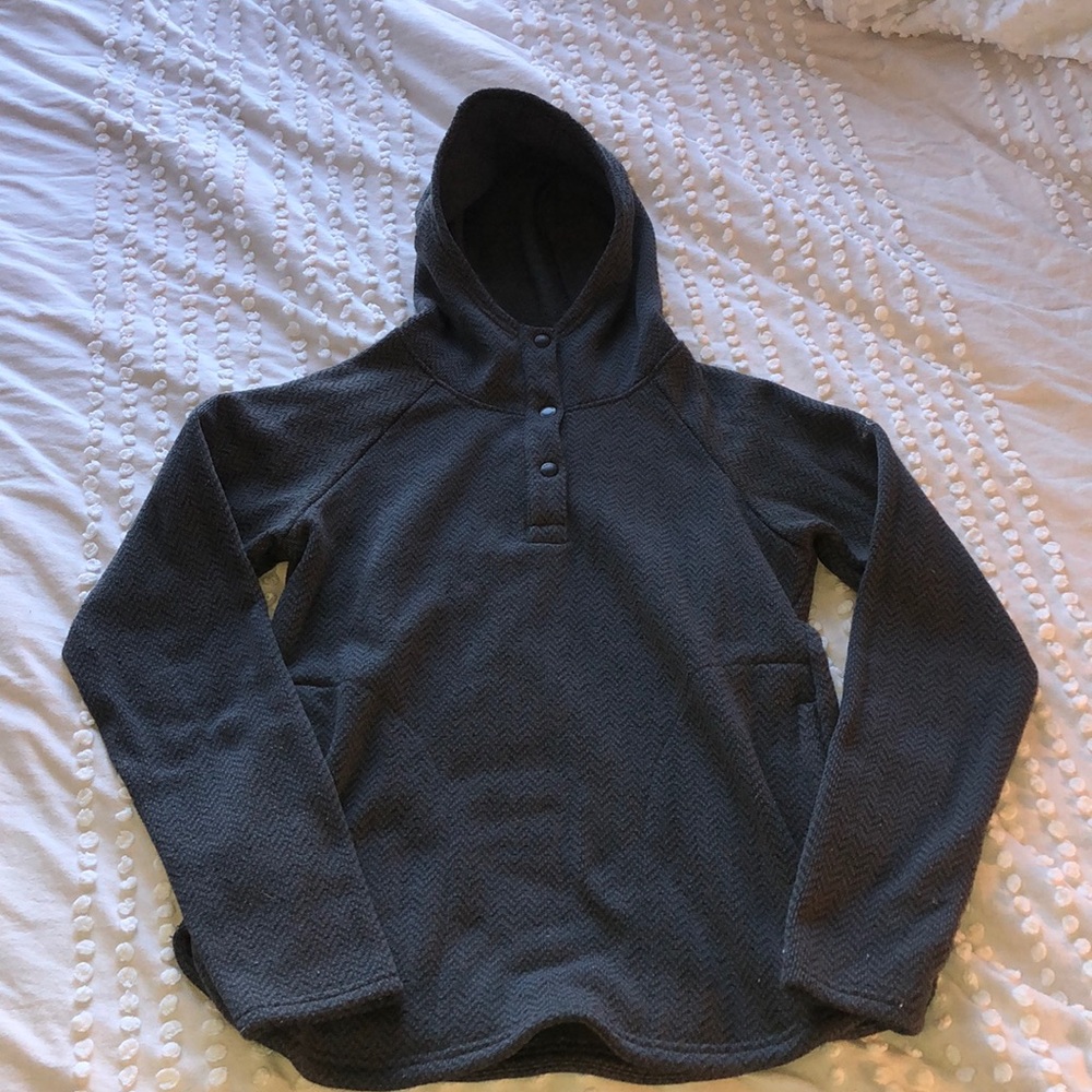 Columbia hoodie half button-up